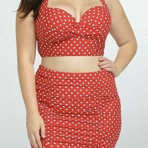 Torrid Red Polkadot Bikini